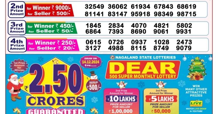 Lottery Sambad Old Result 8PM 16.11.24